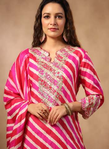 Rani Pink Leheriya