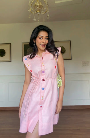 Maison Bloom Dress - Pink