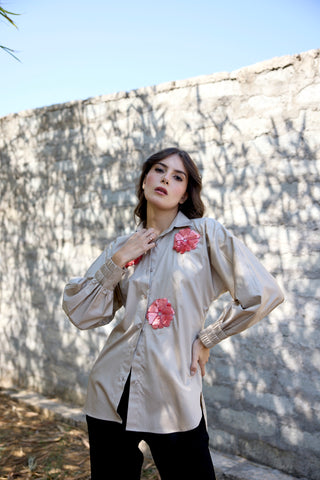 Citrine Blooms Shirt