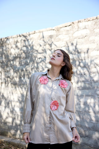 Citrine Blooms Shirt