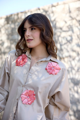 Citrine Blooms Shirt