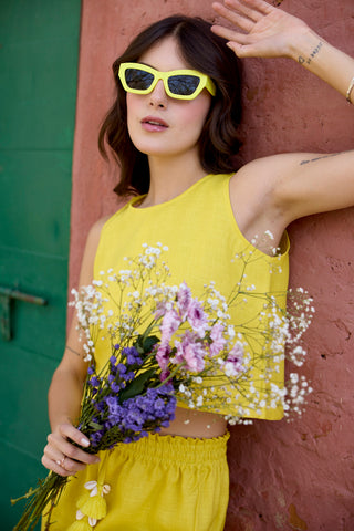 Daisy Daze Linen Set