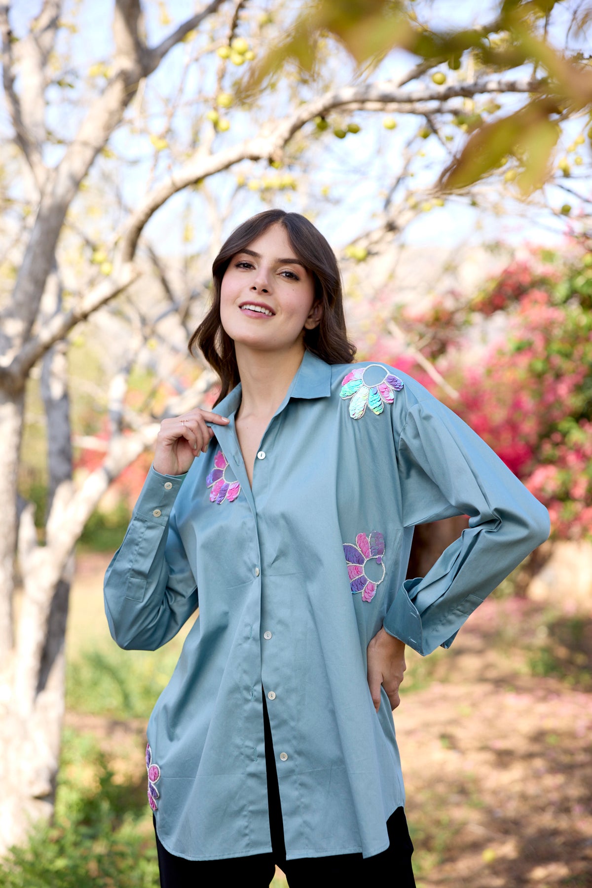 Gleaming Floral Shirt