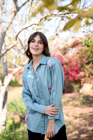 Gleaming Floral Shirt