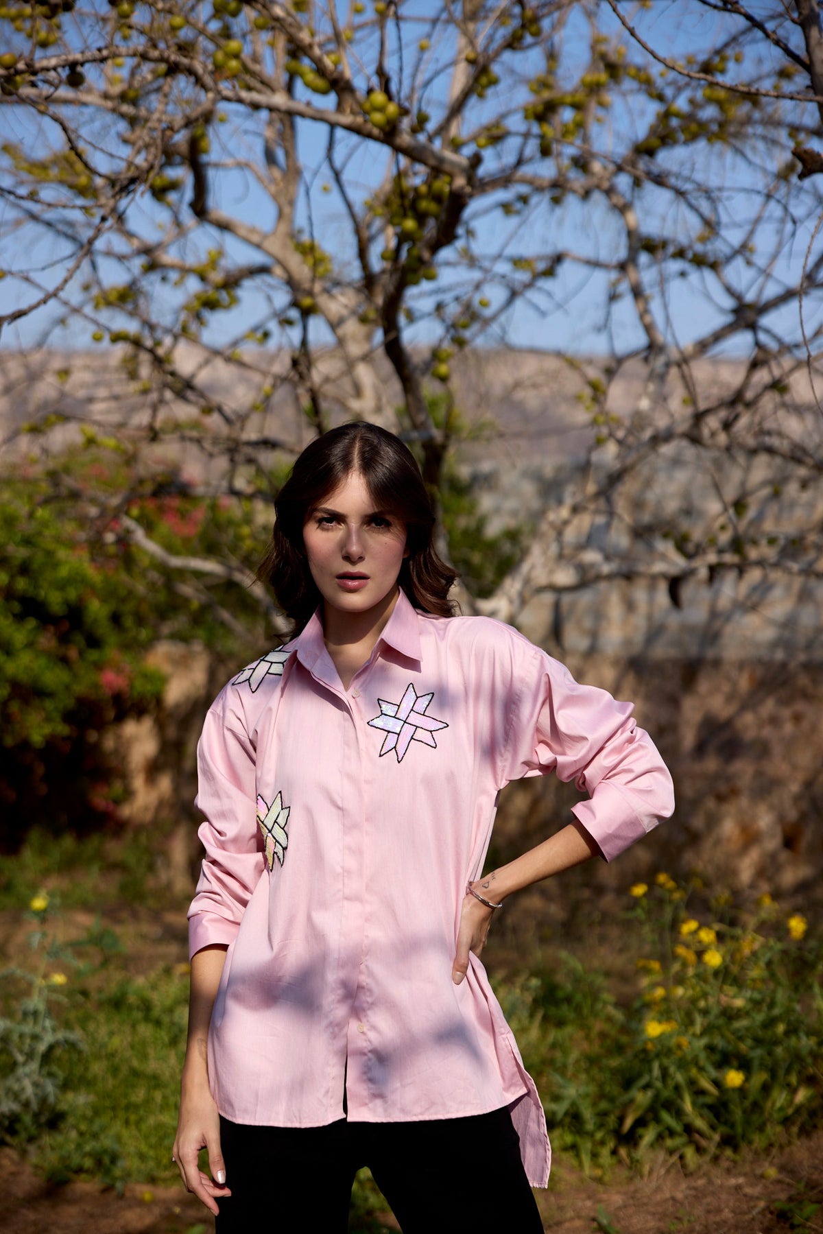 Shimmering Pink Shirt