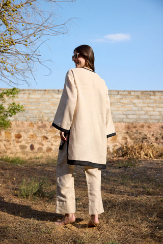 Latte Linen Coord Elegance