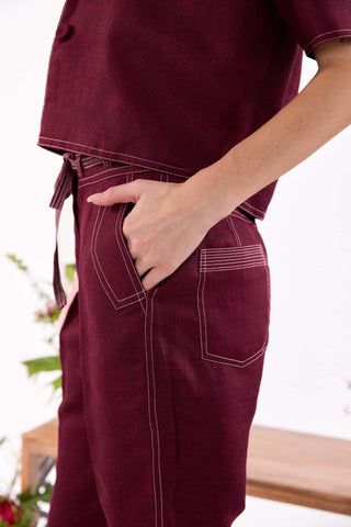 Merlot Tailored Set