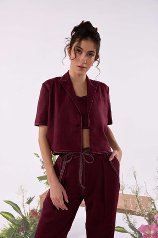 Merlot Tailored Set