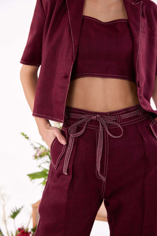Merlot Tailored Set