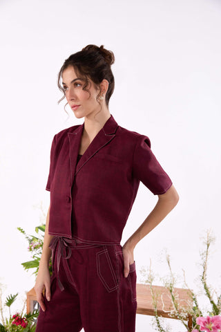 Merlot Tailored Set