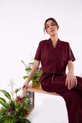 Merlot Tailored Set