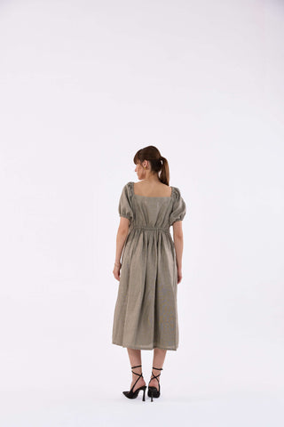 Meadow Weave Midi Dress