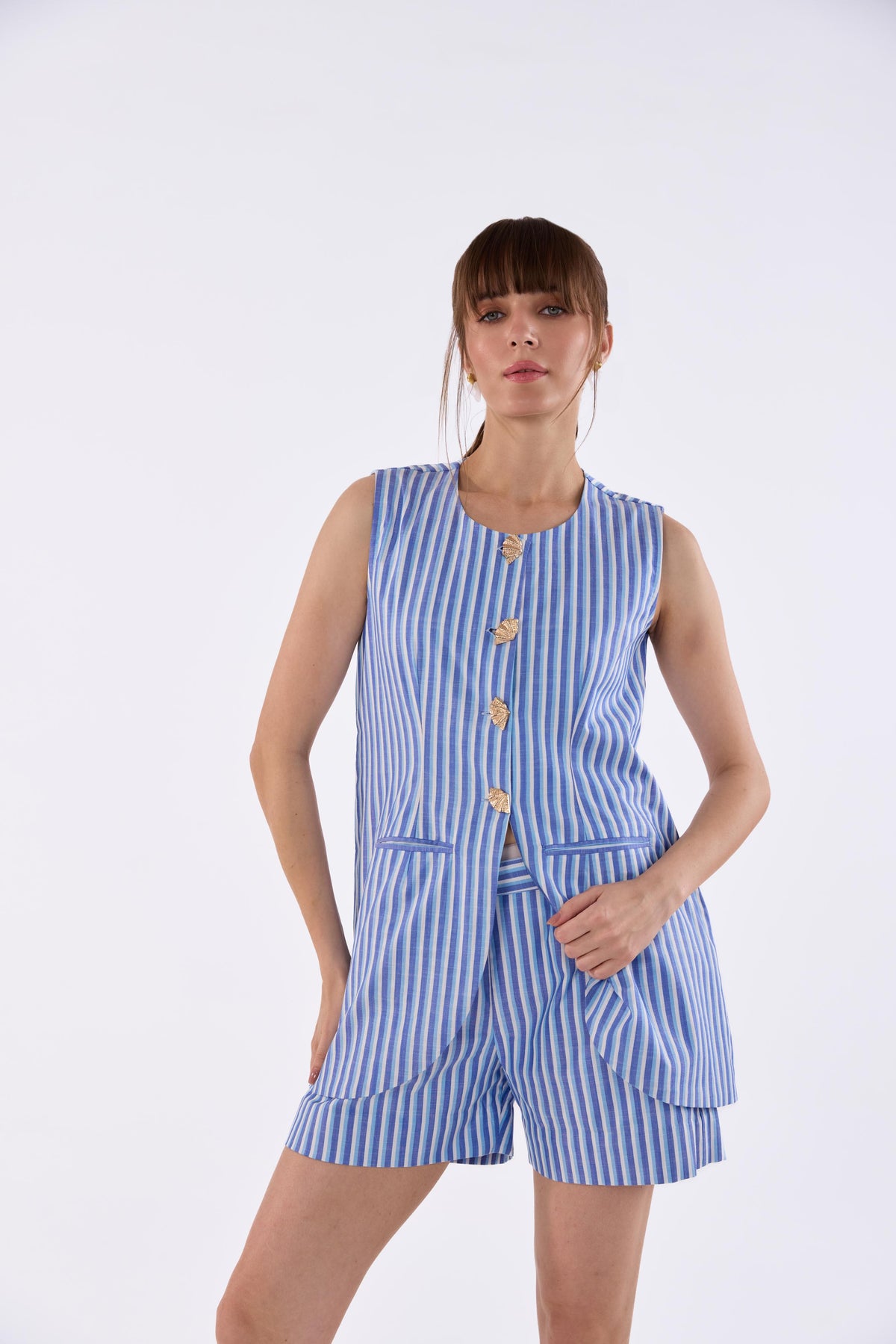 Sea Breeze Vest & Shorts Set