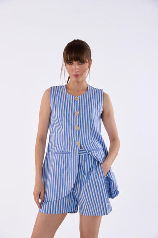 Sea Breeze Vest & Shorts Set