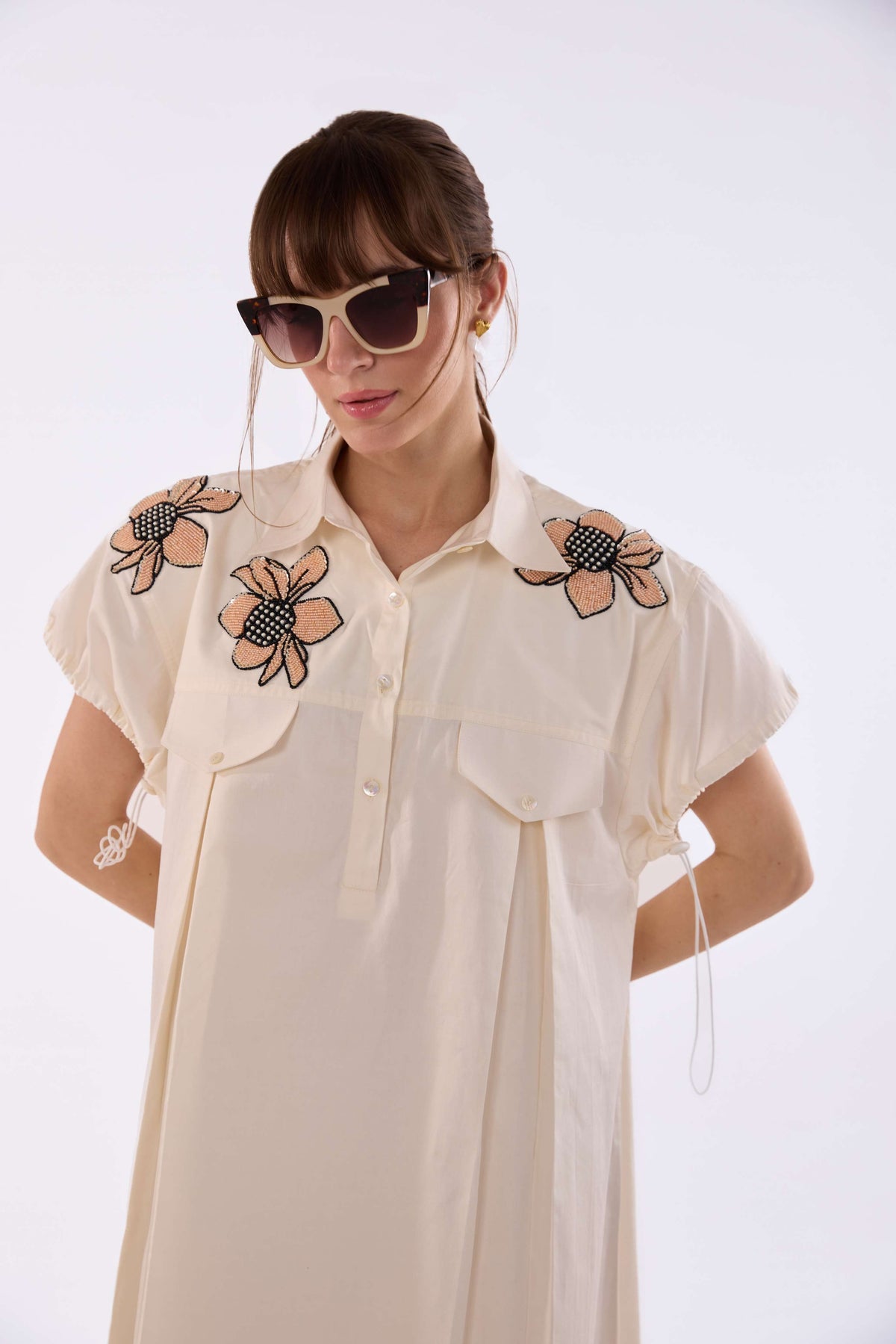 Blanc Flora Dress