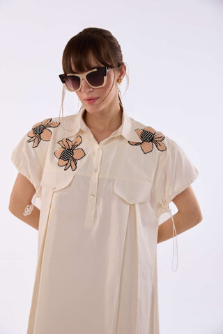 Blanc Flora Dress