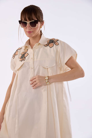 Blanc Flora Dress