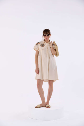 Blanc Flora Dress