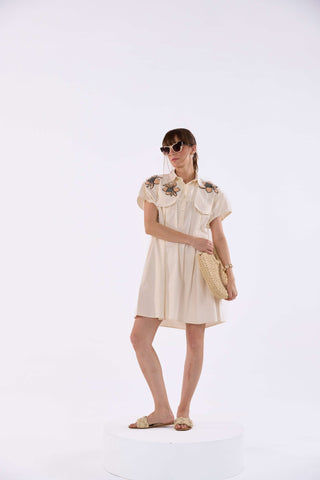 Blanc Flora Dress