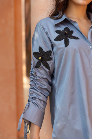 Azure Tapestry Shirt