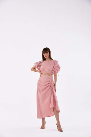Aurora Drape Skirt Set
